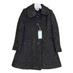Cappotto classico lana boucle interno trapuntato colore grigio - Gattinoni