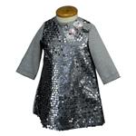 Vestito con paillettes manica lunga - ROMEO GIGLI