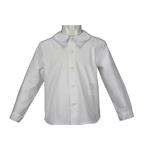Camisa de algodón M / L cuello puntiagudo ribeteado - PettiRosso
