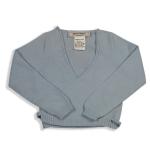 Maglia misto cashmere incrociata legatura con lacci - Nonna Magali