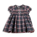 Vestito in caldo cotone con punto smock - Les enfants de Gisele