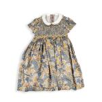 Vestito in viscosa con full smock - Les enfants de Gisele