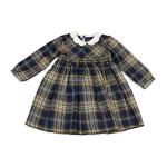 Vestito in lana con punto smock e maniche lunghe - Les enfants de Gisele